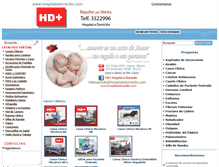 Tablet Screenshot of hospitaladomicilio.com